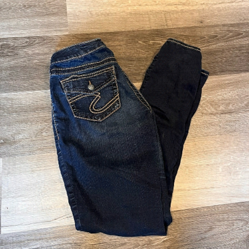 SILVER Suki mid super skinny 29x30